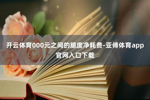 開云體育000元之間的臆度凈耗費-亞傅體育app官網(wǎng)入口下載