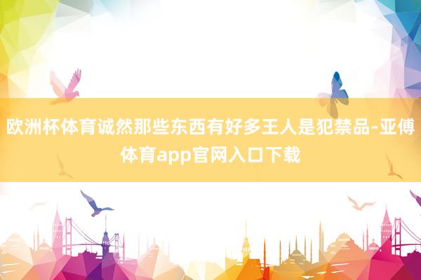 歐洲杯體育誠然那些東西有好多王人是犯禁品-亞傅體育app官網入口下載